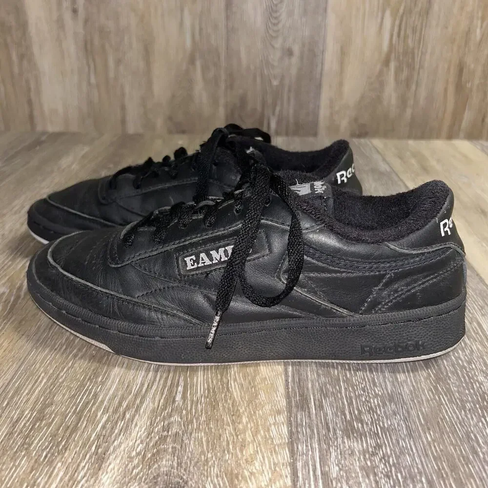 Reebok Club C 85 x Eames House Black GY1067 Men’s US Size 7 Sneaker Shoes